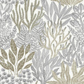 RT7802 - Coral Leaves Wallpaper-Toiles by York