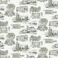 RT7863 - Modern Vista Toile Wallpaper-Toiles by York