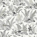 RT7893 - Mushroom Garden Toile Wallpaper-Toiles by York