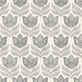 3125-72343 - Cathal Charcoal Tulip Block Print Wallpaper-Kinfolk