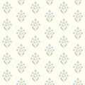 3125-72351 - Kova Aquamarine Floral Crest Wallpaper-Kinfolk