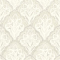 3125-72339 - Mimir Dove Quilted Damask Wallpaper-Kinfolk