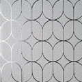 4157-42803 - Raye Silver Rosco Trellis Wallpaper by Advantage