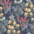 4122-27016 - Cultivate Navy Springtime Blooms Wallpaper-Terrace