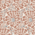 4122-27041 - Divine Rust Abstract Medallion Wallpaper-Terrace
