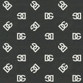 TCW007TCAL9U0010 - DG Grande Logo Wallpaper by Dolce & Gabbana