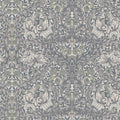 4153-82025 - African Marigold Grey Floral Wallpaper-Hidden Treasures