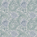 4153-82003 - Anemone Blue Floral Trail Wallpaper-Hidden Treasures