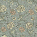 4153-82034 - Cray Light Blue Floral Trail Wallpaper-Hidden Treasures