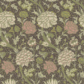 4153-82036 - Cray Plum Floral Trail Wallpaper-Hidden Treasures