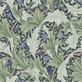 4153-82014 - Granville Green Leafy Vine Wallpaper-Hidden Treasures