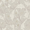 4153-82011 - Granville White Leafy Vine Wallpaper-Hidden Treasures