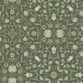 4153-82008 - No 1 Holland Park Green Floral Wallpaper-Hidden Treasures