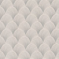 NT6104 - Metallic Cream Scallop Wallpaper-Candice Olson