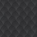 NT6105 - Metallic Black Scallop Wallpaper-Candice Olson
