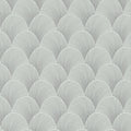 NT6106 - Metallic Light Green Scallop Wallpaper-Candice Olson