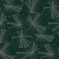 NT6111 - Layered Deep Green Lily Pads Wallpaper-Candice Olson