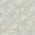 NT6114 - Layered Grey Lily Pads Wallpaper-Candice Olson
