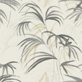 NT6125 - Inky Warm Neutral Palms Wallpaper-Candice Olson