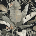 NT6135 - Tropical Black Cabana Wallpaper-Candice Olson