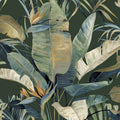 NT6136 - Tropical Green Cabana Wallpaper-Candice Olson