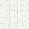 4146-27220 - Integrity Light Green Arched Outlines Wallpaper-Harmony