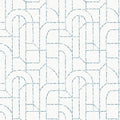 4146-27222 - Integrity Blue Arched Outlines Wallpaper-Harmony