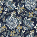 4146-27228 - Valdivian Indigo Floral Wallpaper-Harmony