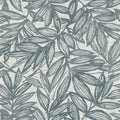 4146-27230 - Rhythmic Denim Leaf Wallpaper-Harmony