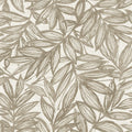 4146-27233 - Rhythmic Taupe Leaf Wallpaper-Harmony