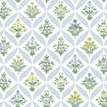 RF7514 - Estee Garden Blue Wallpaper- Rifle Paper Co. 3