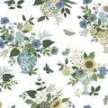 RF7401 - Flower Studies Blue Wallpaper- Rifle Paper Co. 3
