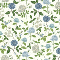 RF7543 - Roses Blue Wallpaper- Rifle Paper Co. 3