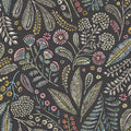 4135-27294 - Briar Charcoal Floral Wallpaper-Whimsy