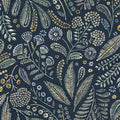 4135-27293 - Briar Navy Floral Wallpaper-Whimsy