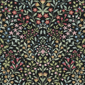 MF4721 - Garden Black & Multicolor Terrace Wallpaper- Magnolia Home 4