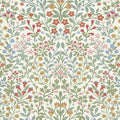 MF4726 - Garden White & Multicolor Terrace Wallpaper- Magnolia Home 4