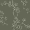 MF4735 - Magnolia Pine Branches Wallpaper- Magnolia Home 4