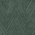 FM1054 - Thatched Chevron Bottle Green Wallpaper-Formations by York