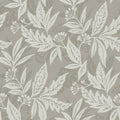 4155-27327 - Anita Pewter Woodland Floral Wallpaper-Drew and Jonathan