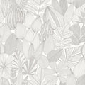 4155-72809 - Mathias Grey Botanical Wallpaper-Drew and Jonathan