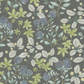 4155-72815 - Mildred Charcoal Botanical Trail Wallpaper-Drew and Jonathan