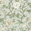 MX9654 - Courtyard Botanical Pale Blue Wallpaper-Astoria by Ronald Redding