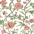MX9651 - Courtyard Botanical Rose Wallpaper-Astoria by Ronald Redding