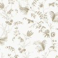 MX9681 - Floral Lace Taupe Wallpaper-Astoria by Ronald Redding