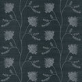MX9608 - Laelynn Navy Embroidered Wallpaper-Astoria by Ronald Redding