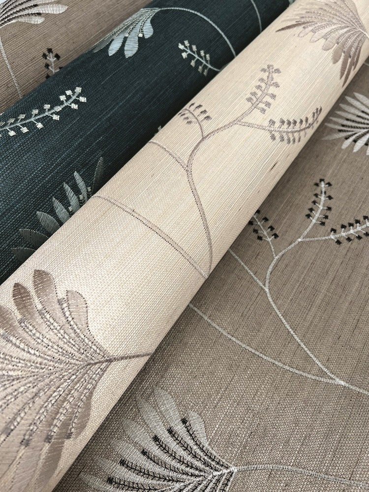 MX9606 - Laelynn Pearl Embroidered Wallpaper-Astoria by Ronald Redding ...