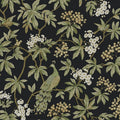 MX9662 - Peacock Estate Black Wallpaper-Astoria by Ronald Redding