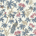 MX9666 - Peacock Estate White Wallpaper-Astoria by Ronald Redding