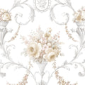 CI38229 - In register Ornamental Floral Wallpaper-Classic Impressions
